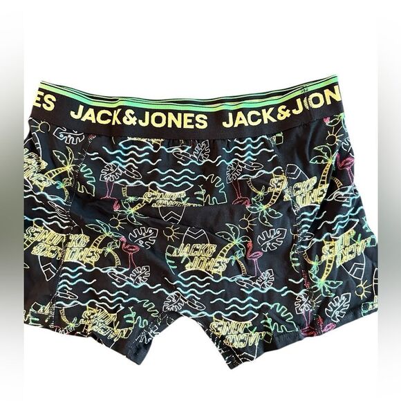 NWT Jack & Jones Men’s 3 Pack Boxer Briefs Multi Color Design - Size M - Picture 3 of 11